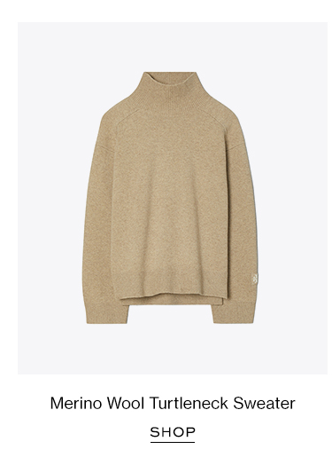 Merino Wool Turtleneck Sweater