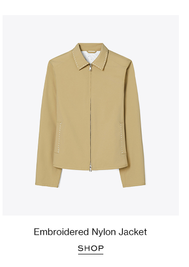 Embroidered Nylon Jacket