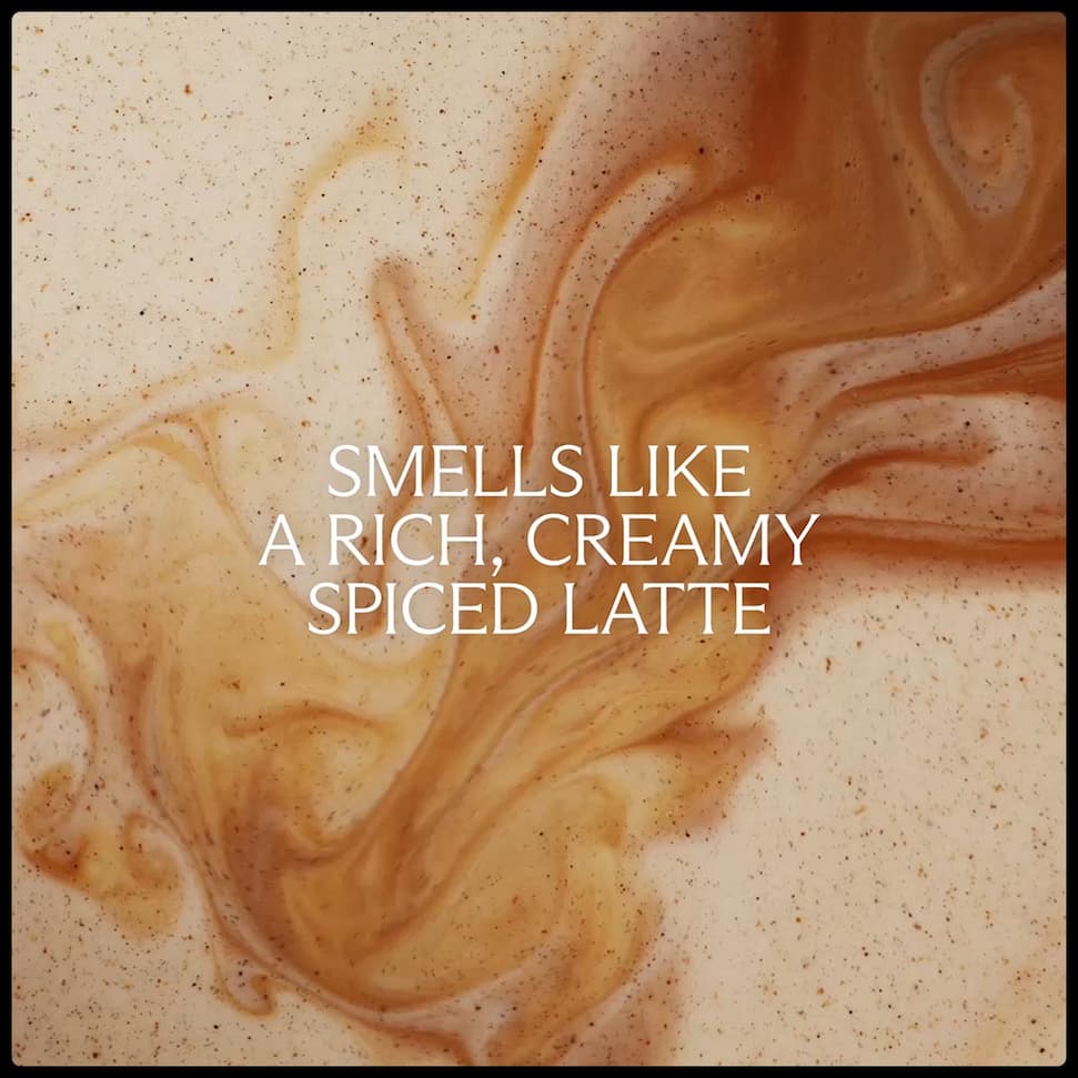 Smells like a rich creamy spiced latte