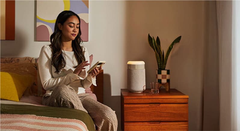 Blueair Mini Restful Air Purifier Sunrise Clock