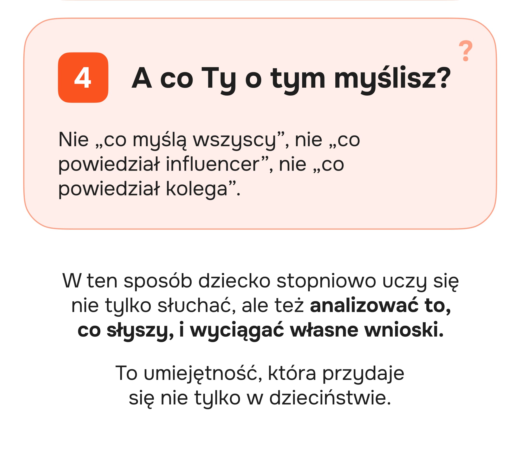 A co Ty o tym myślisz?