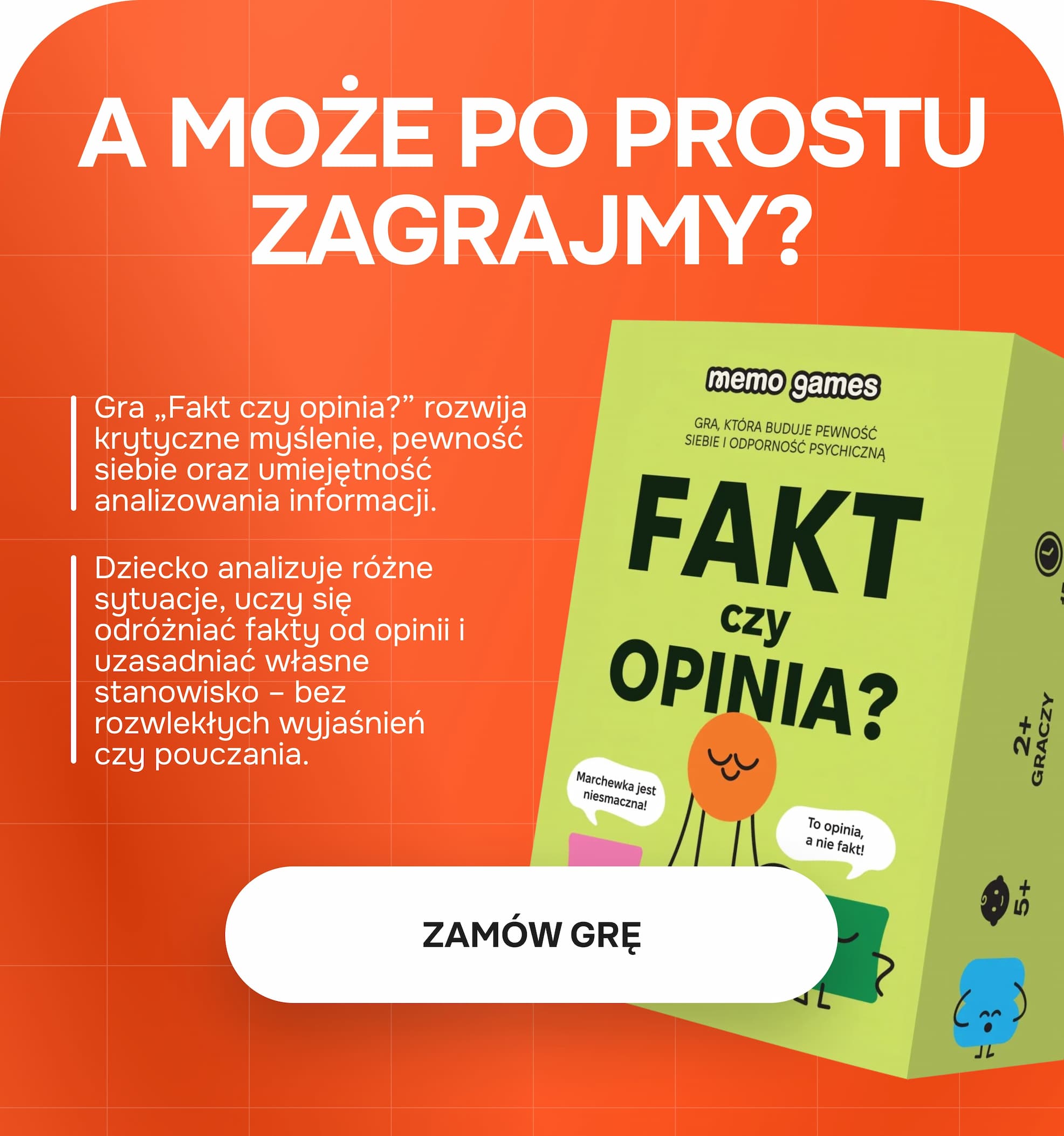 A może po prostu zagrajmy?