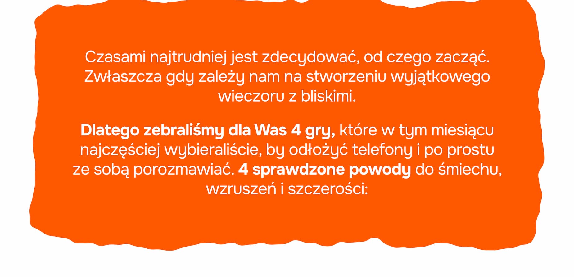 Zebraliśmy 4 gry