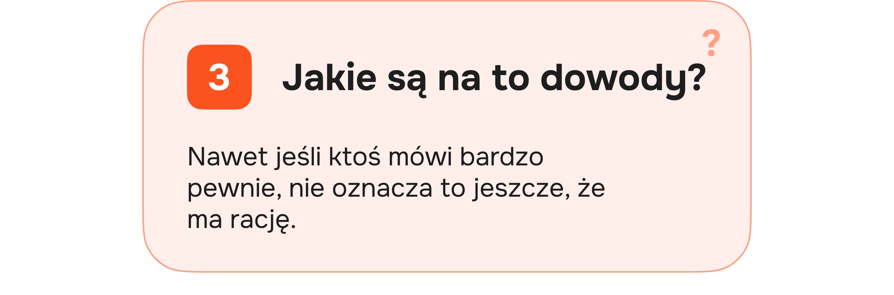 Jakie są na to dowody?