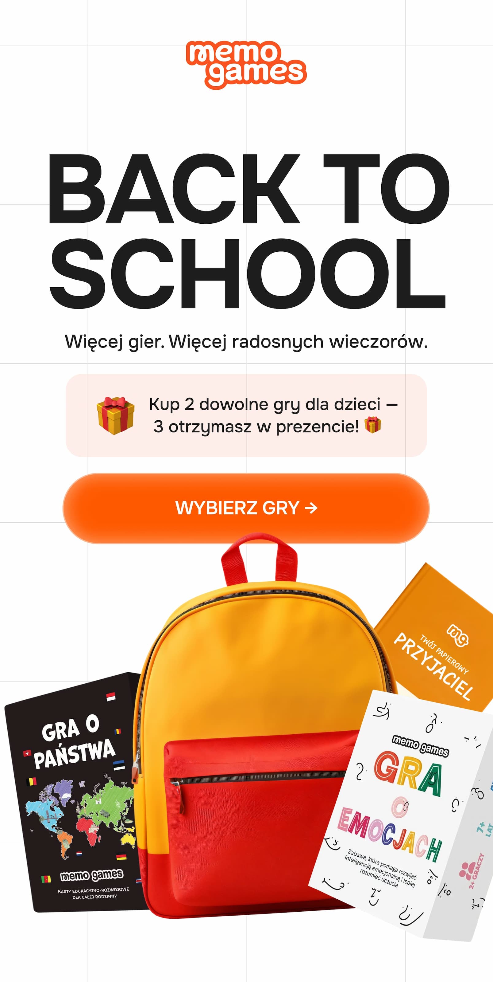 Więcej gier. Więcej radosnych wieczorów.