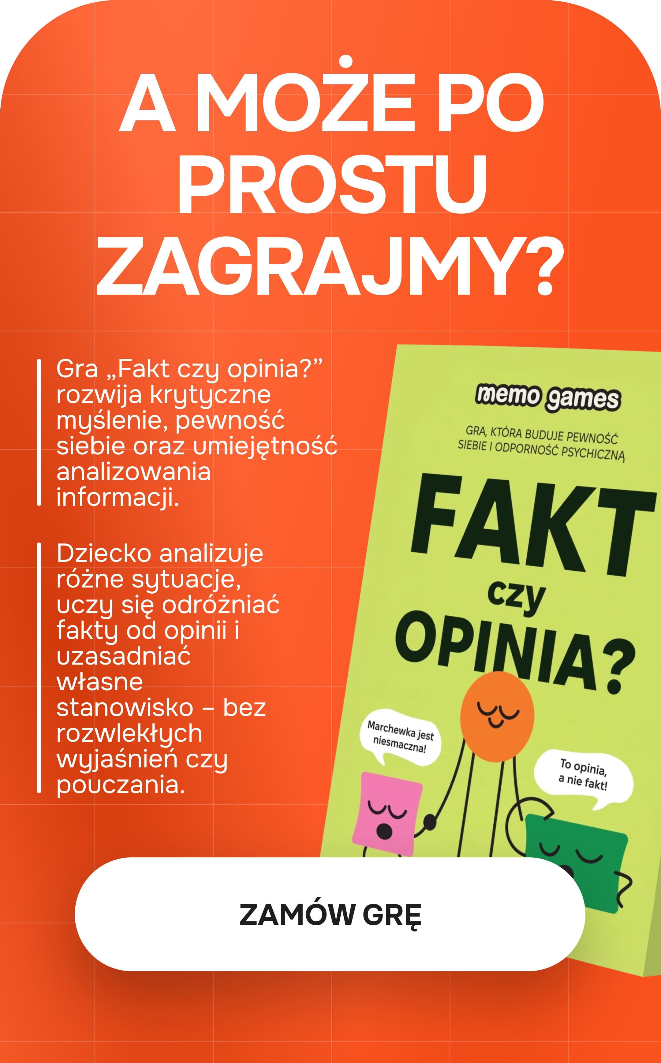 A może po prostu zagrajmy?