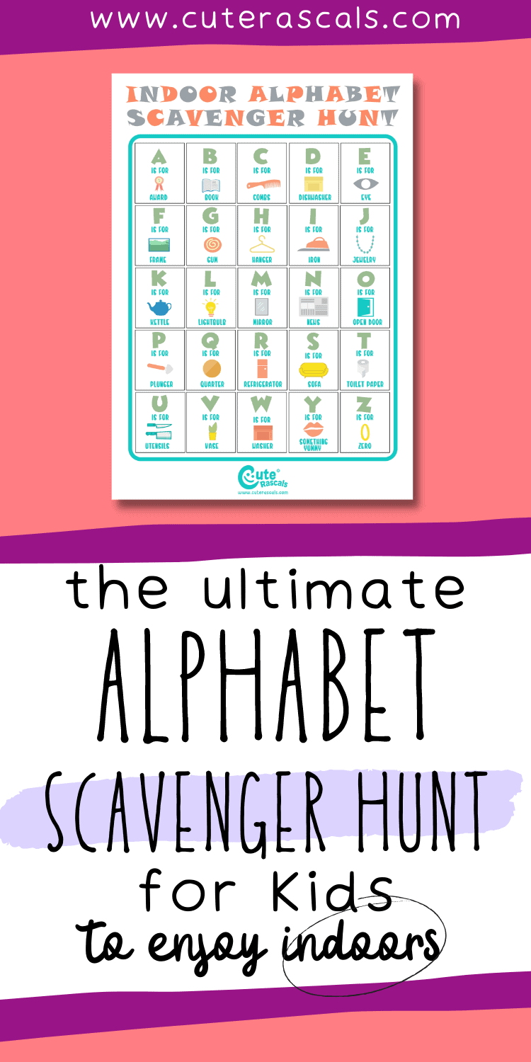 find the alphabets easy and fun indoor scavenger hunt for kids
