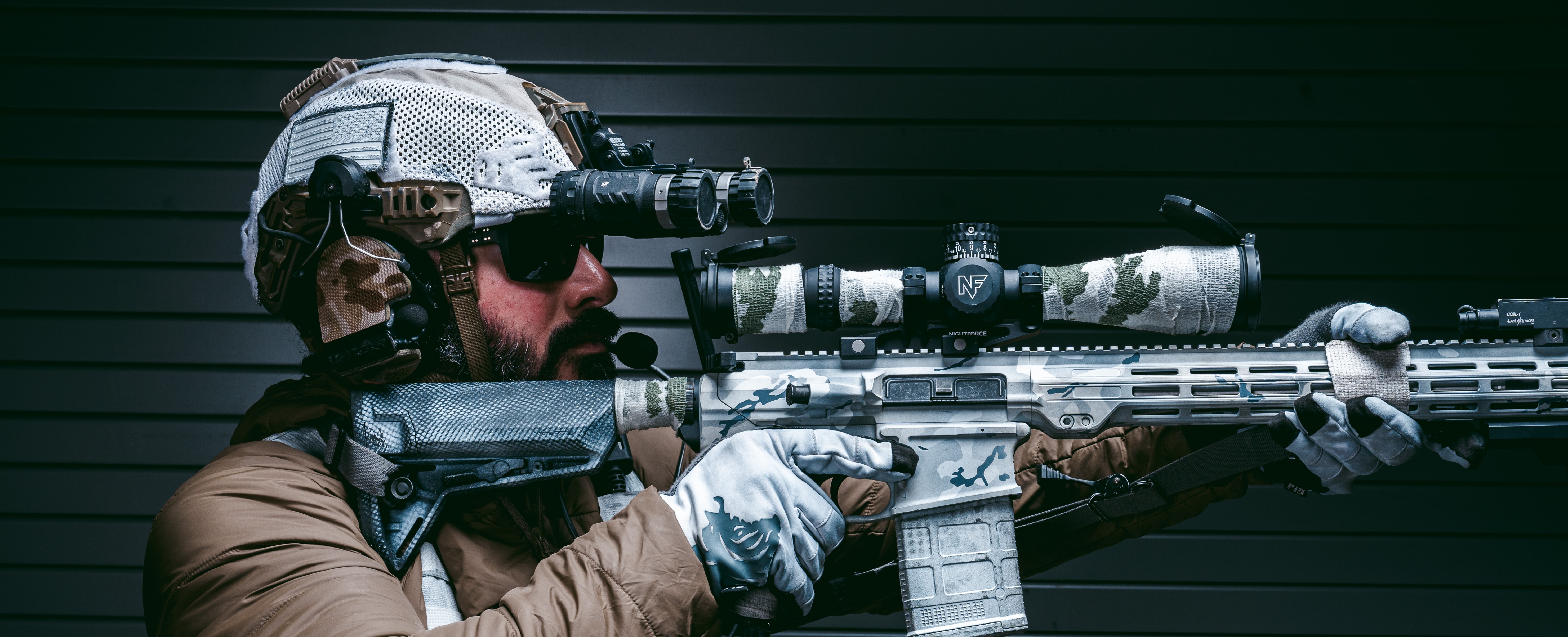 Sal Hernandez shooting the ATACR 4-20x50mm F1