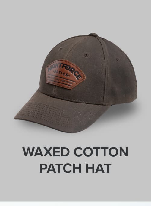 Waxed Cotton Patch Hat