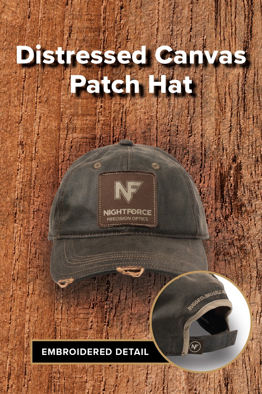 Distressed Canvas Patch Hat