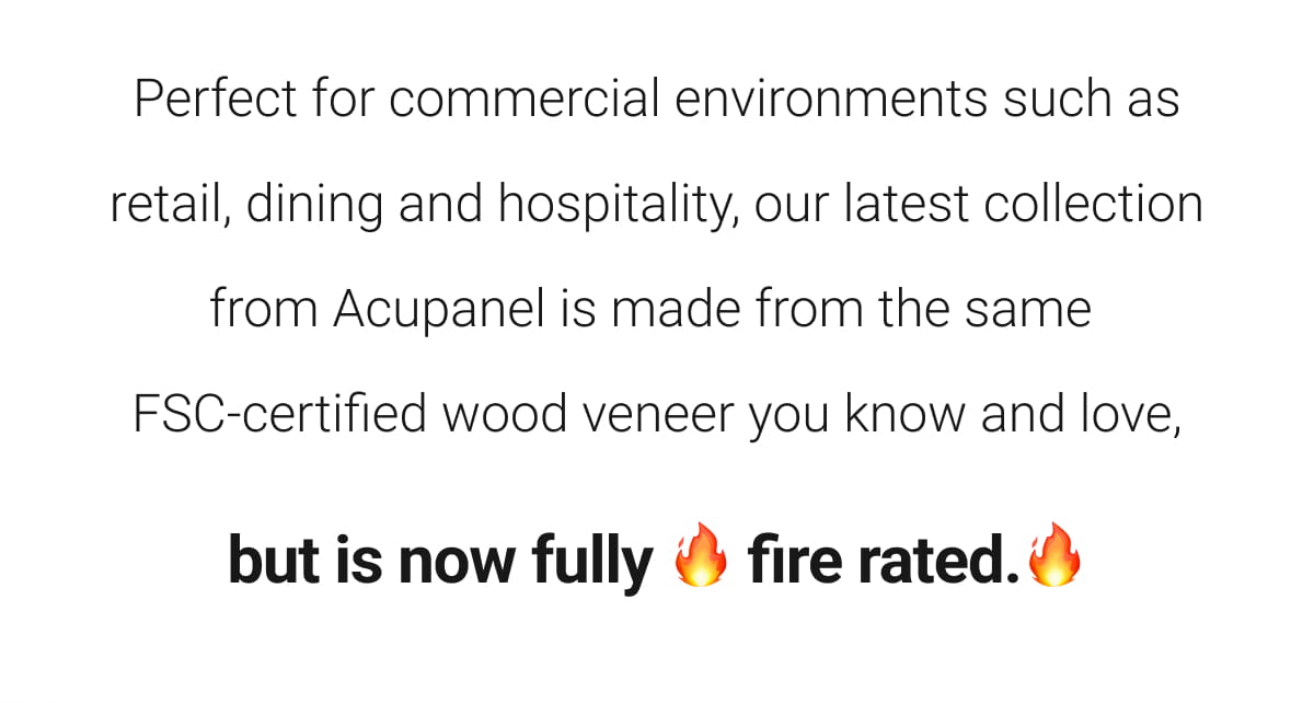 The UK’s first fireproof panelling is here The Wood Veneer Hub