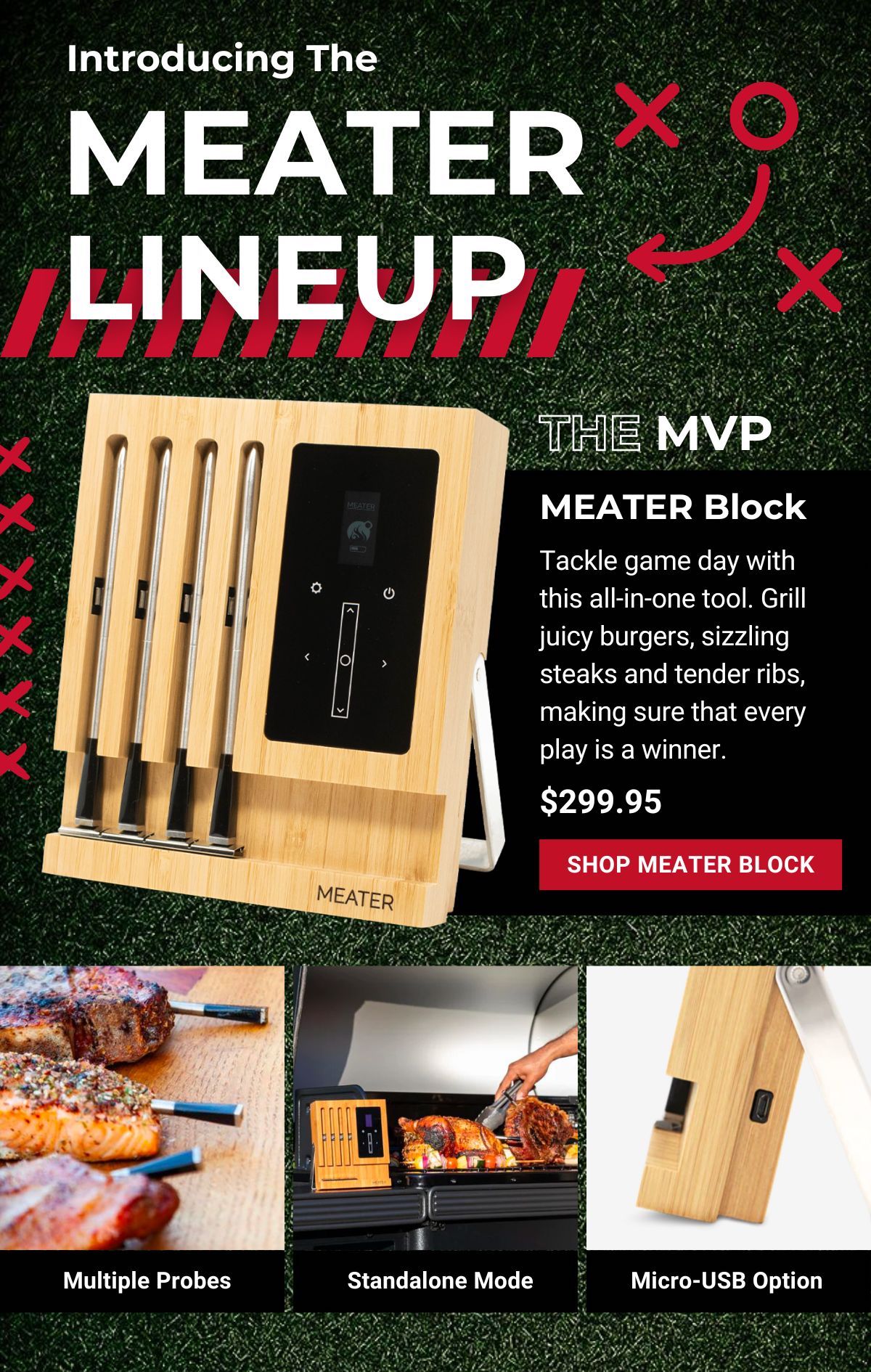 The Undefeated Tailgate Lineup 🏈 Meater