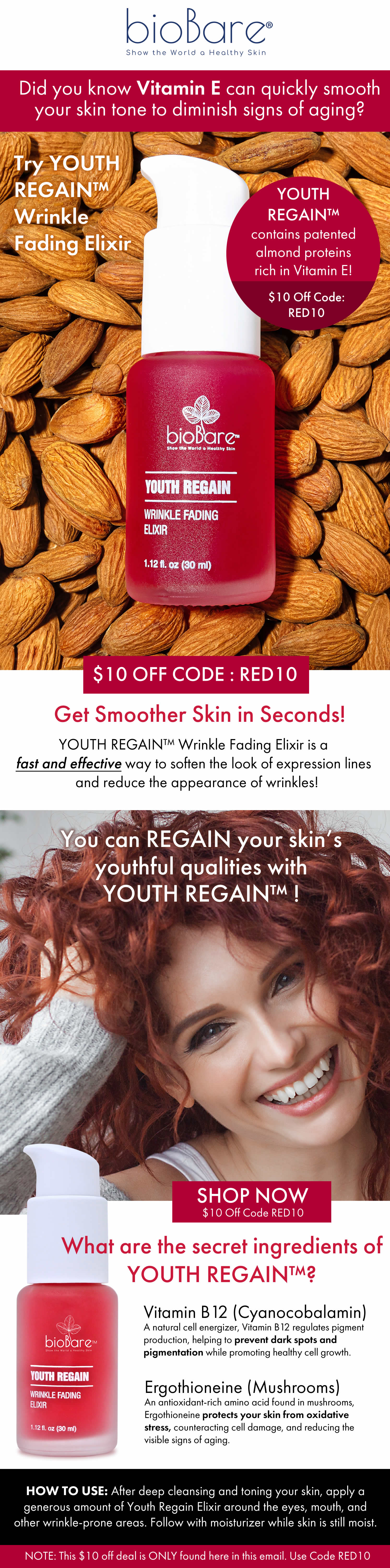 Want to reduce lines around eyes, mouth and other wrinkleprone areas