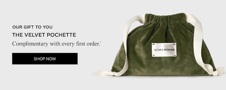Our gift to you: The Velvet Pochette | Complimentary with every first order