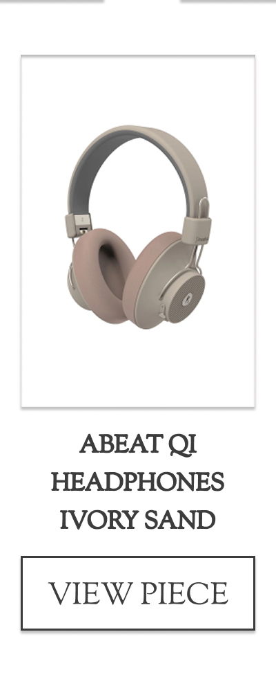 aBeat Qi Headphones Ivory Sand