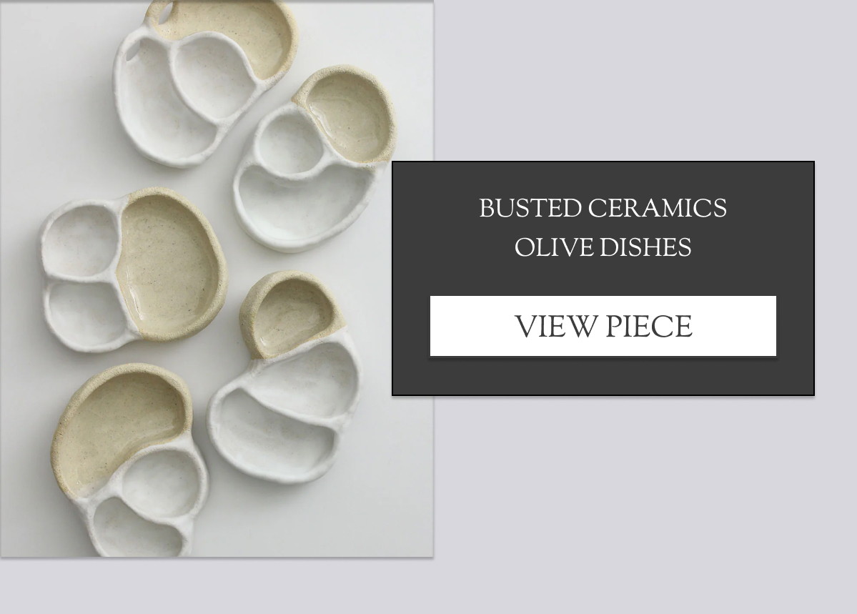 Busted Ceramics Olive Dishes