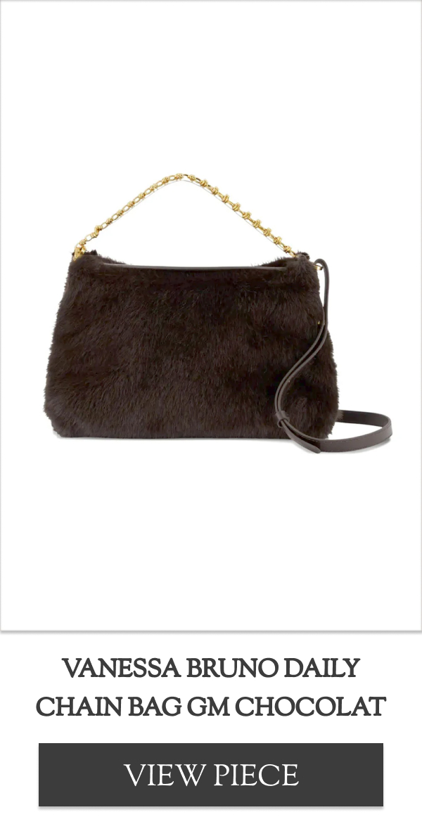 Vanessa Bruno Daily Chain Bag GM Chocolat