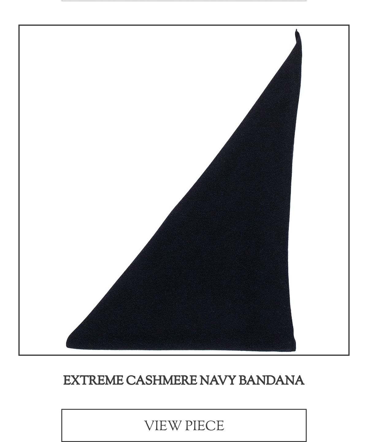 Extreme Cashmere Bandana Navy