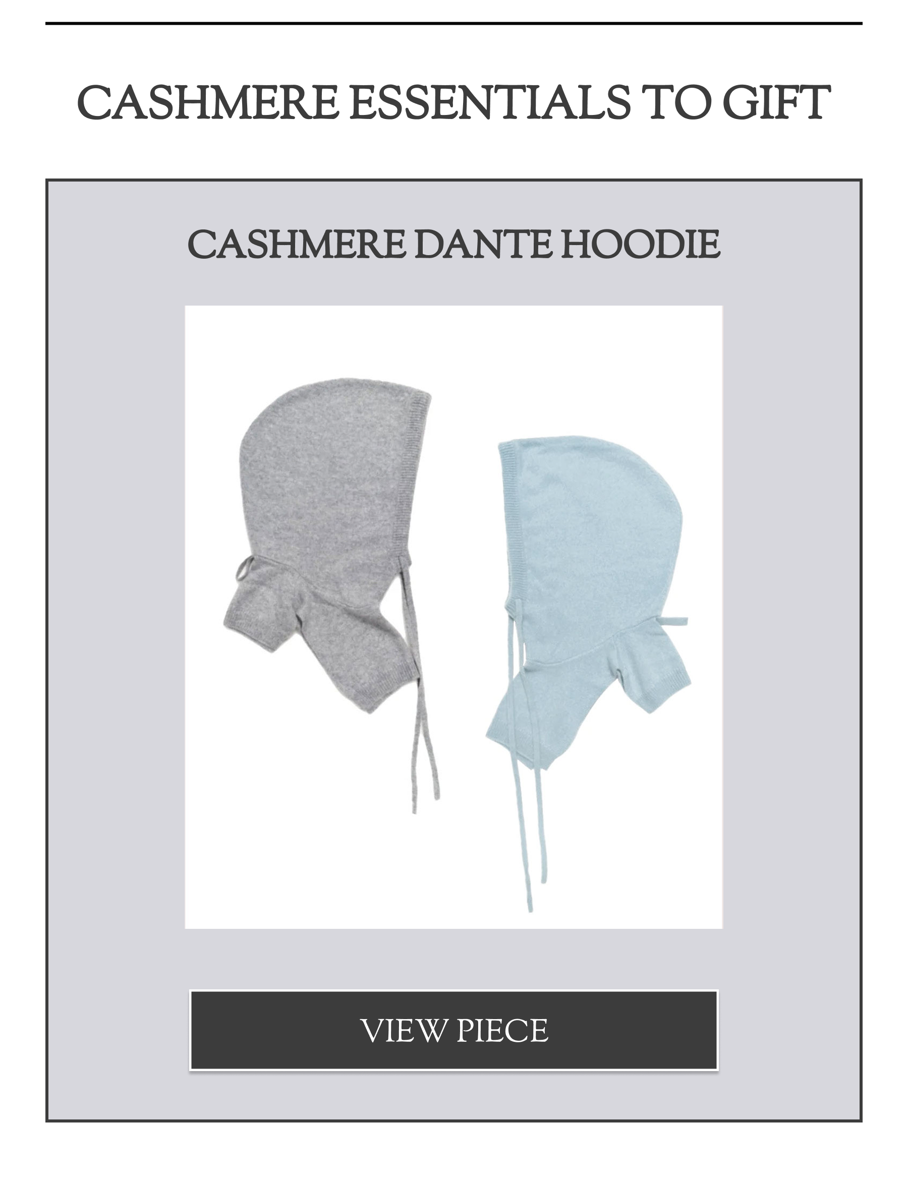 CASHMERE DANTE HOODIE 