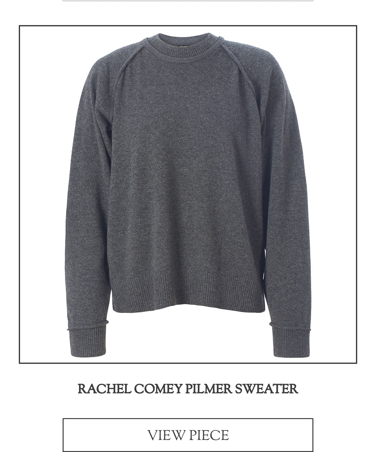 Rachel Comey Pilmer Sweater Charcoal