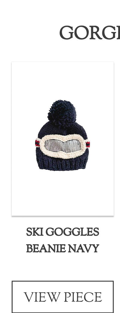 Ski Goggles Beanie Navy