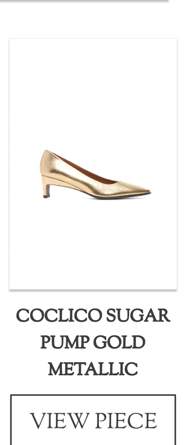 Coclico Sugar Pump Gold Metallic