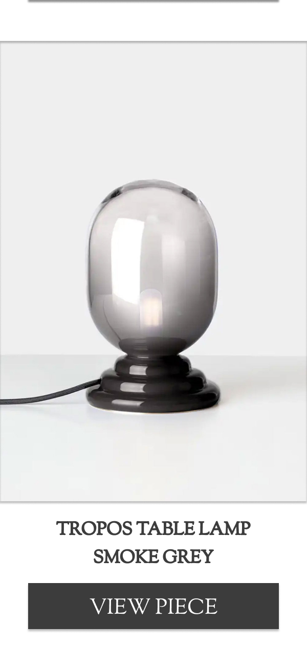 Tropos Table Lamp Smoke Grey