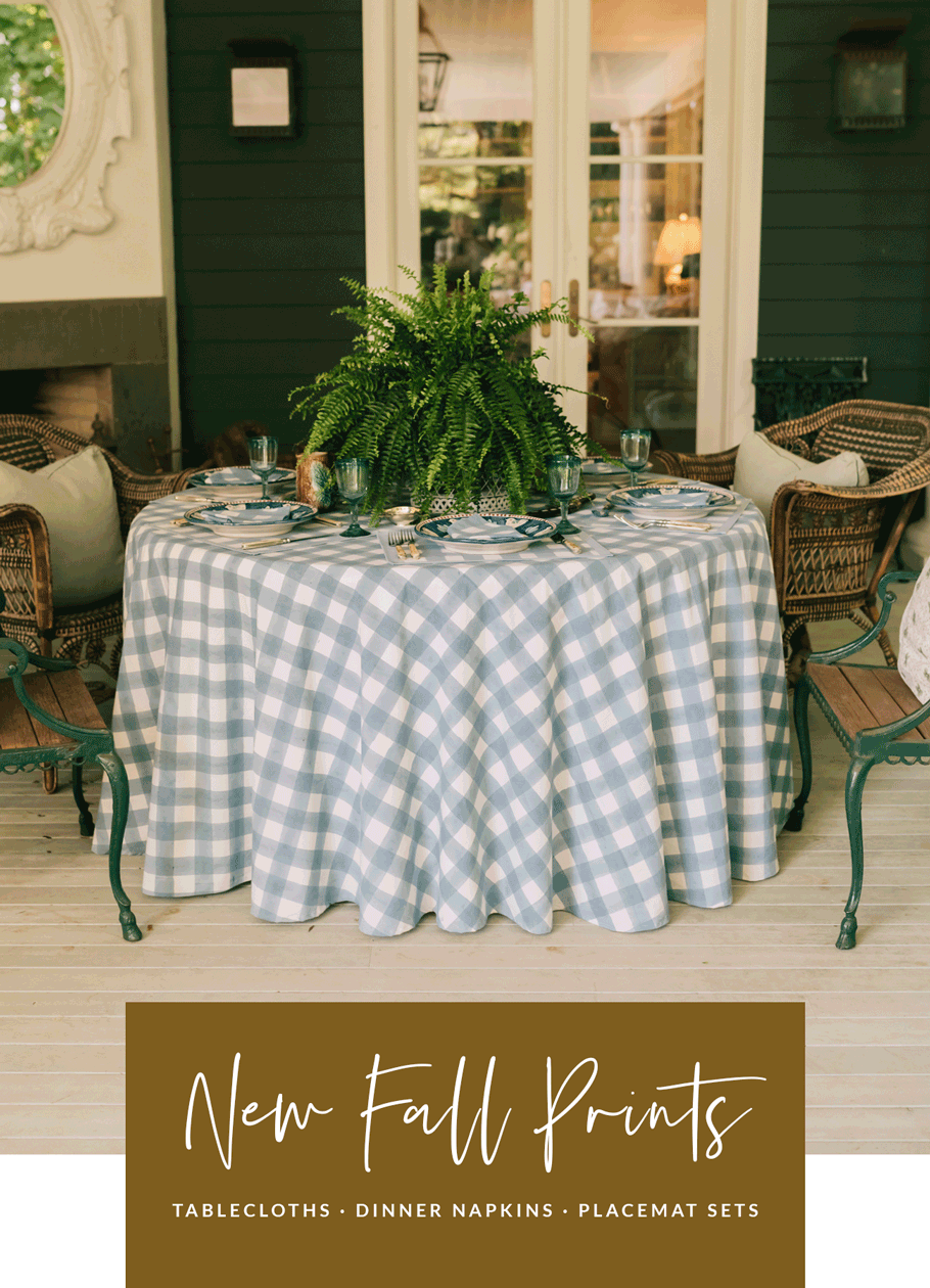 NEW Table Linens for Fall Have Arrived 🍂 Julia Amory