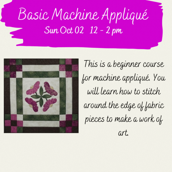 Basic Machine Applique