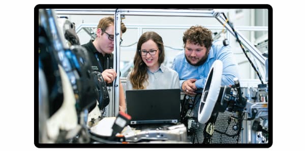 Team of engineers