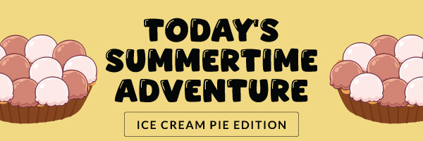 Today's Summertime Adventure: Sand Edition