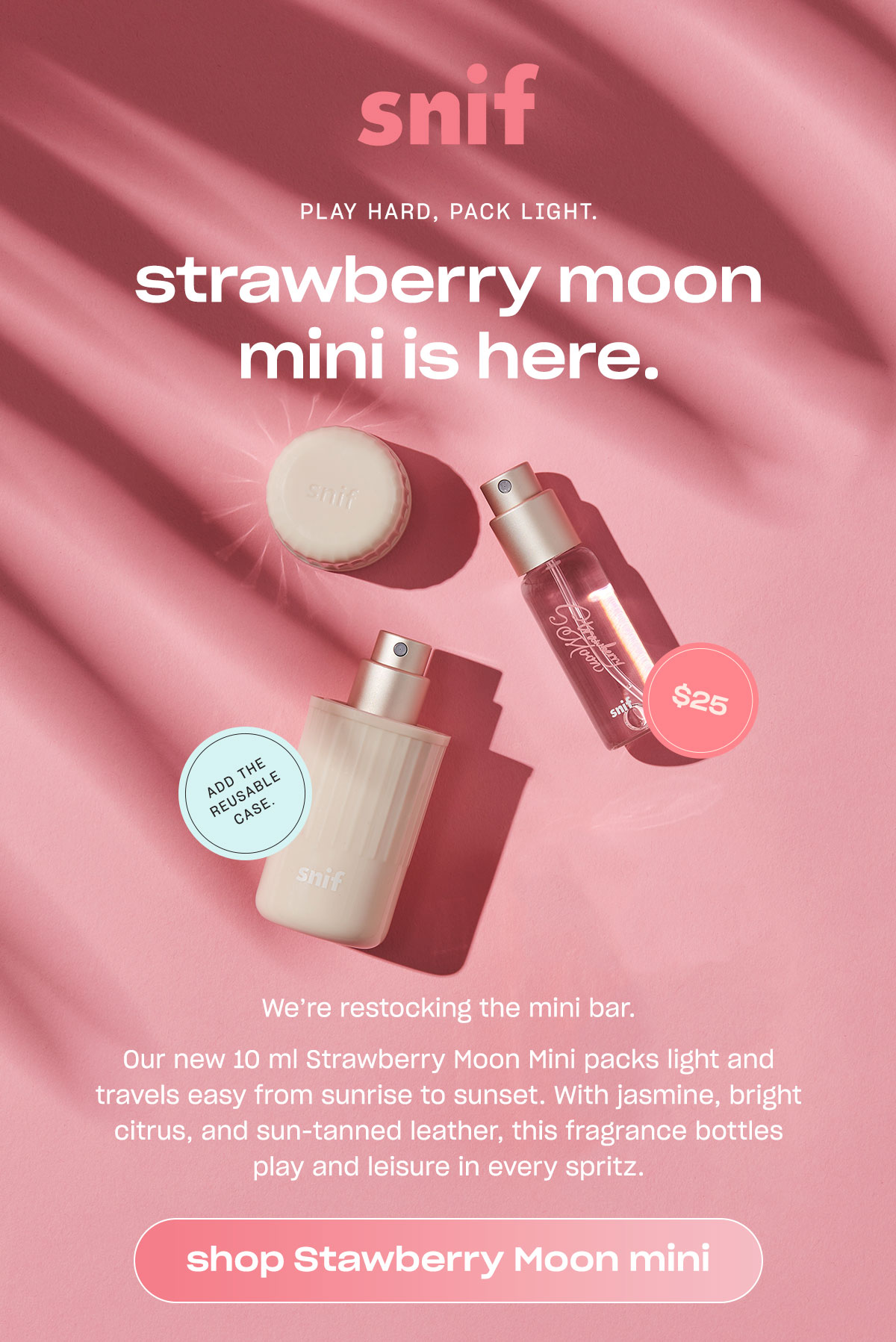 Introducing Strawberry Moon Mini. 🌙 Snif