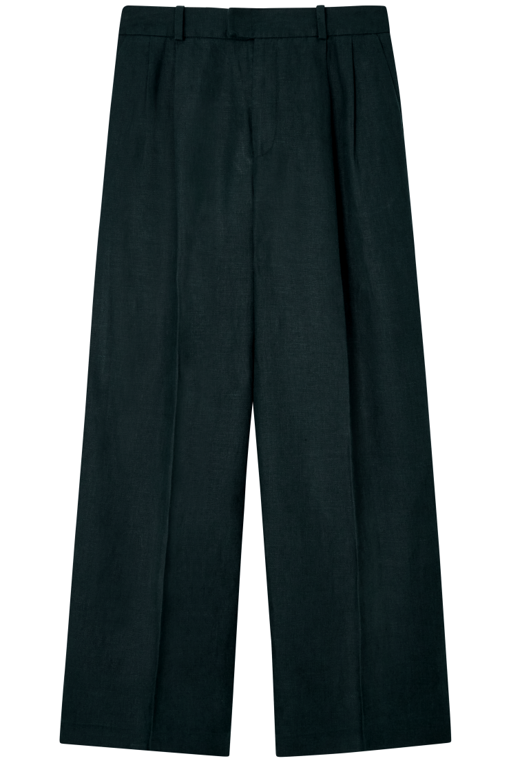 Rampling Trouser: Linen, Navy