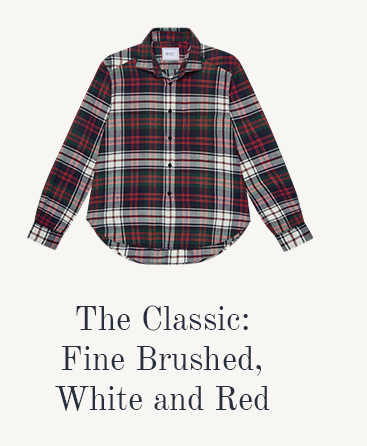 The Classic Fine Brushed Red and White