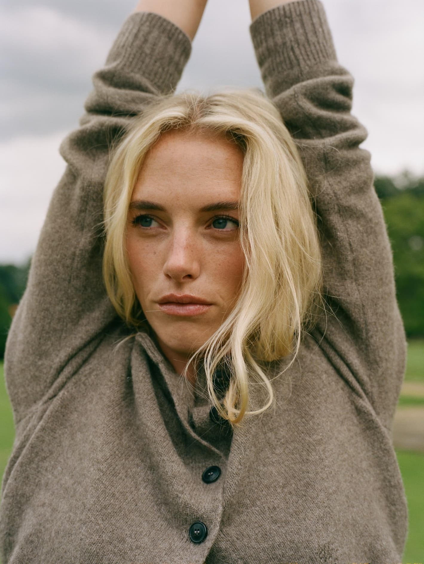 Jura Cardigan: Yak Wool, Coffee