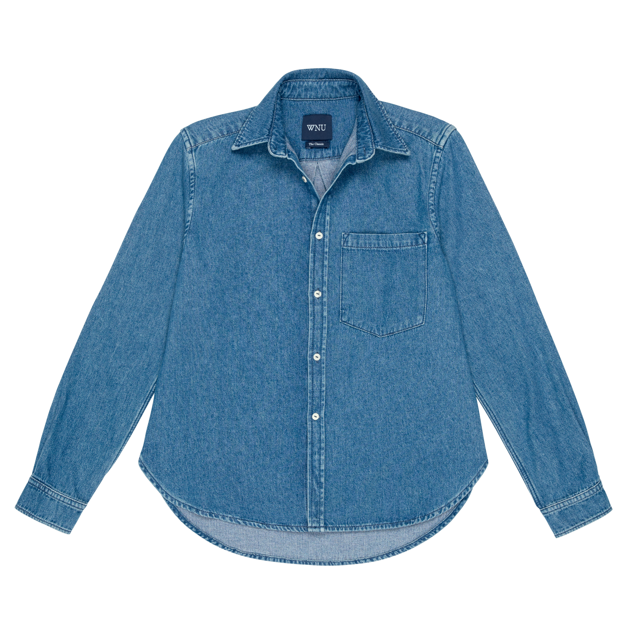 The Classic: Denim Shirt in 50% Organic Cotton, 50% Cotton