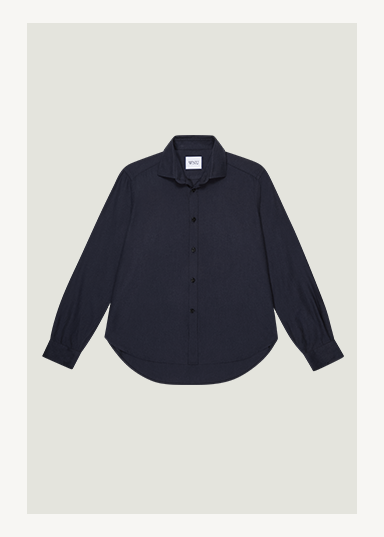 The Classic Fine Brushed Navy Blue 