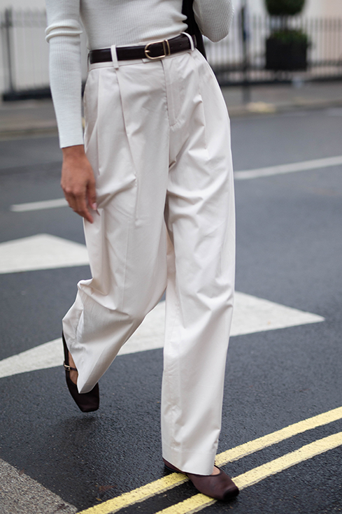 Rampling Trouser: Cotton, Fawn
