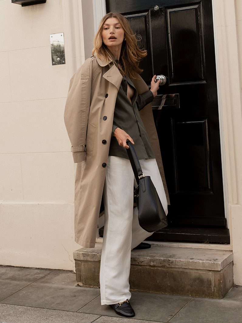 The Boyfriend: TENCEL™ Lyocell, Khaki