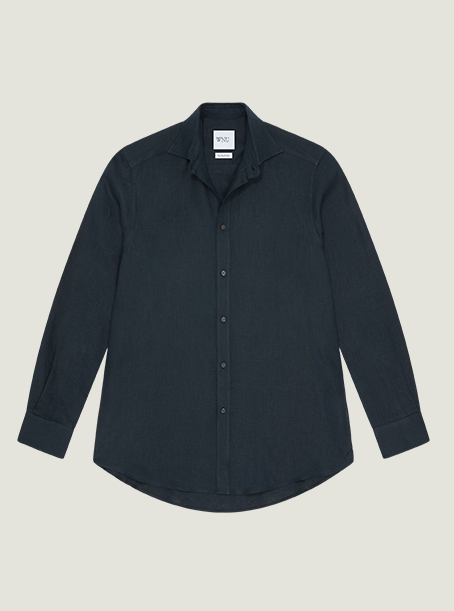 The Boyfriend Linen Navy Blue 