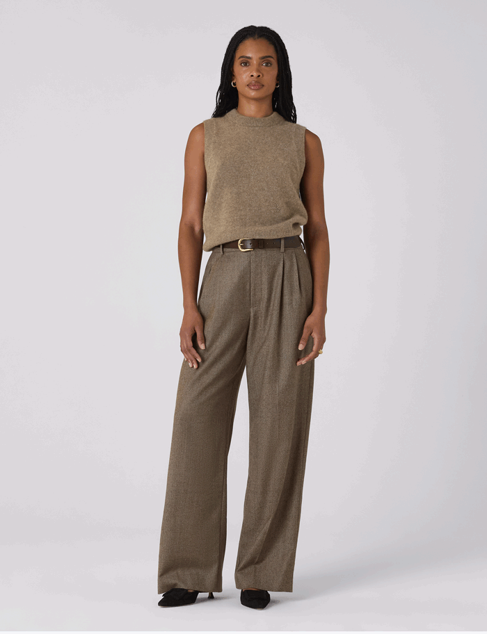 The Rampling Trouser: Wool, Coffee