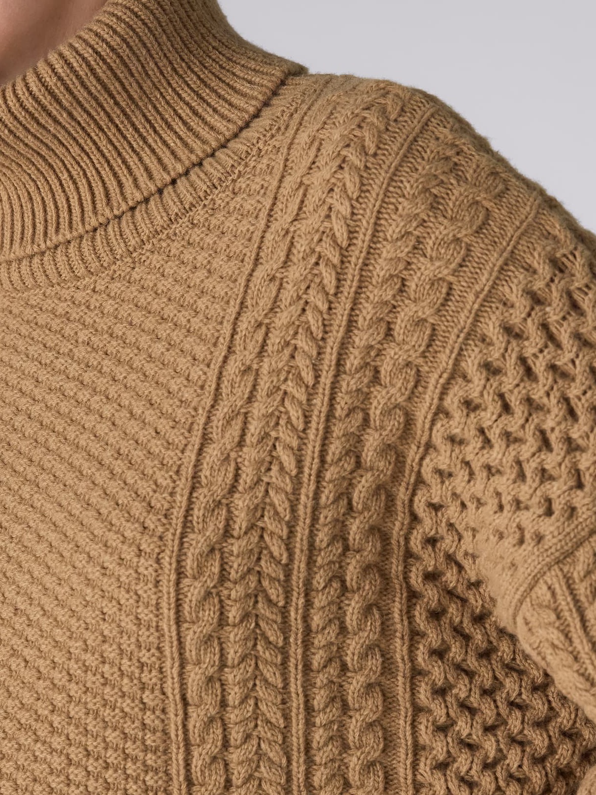 Kelso Jumper: Wool, Caramel