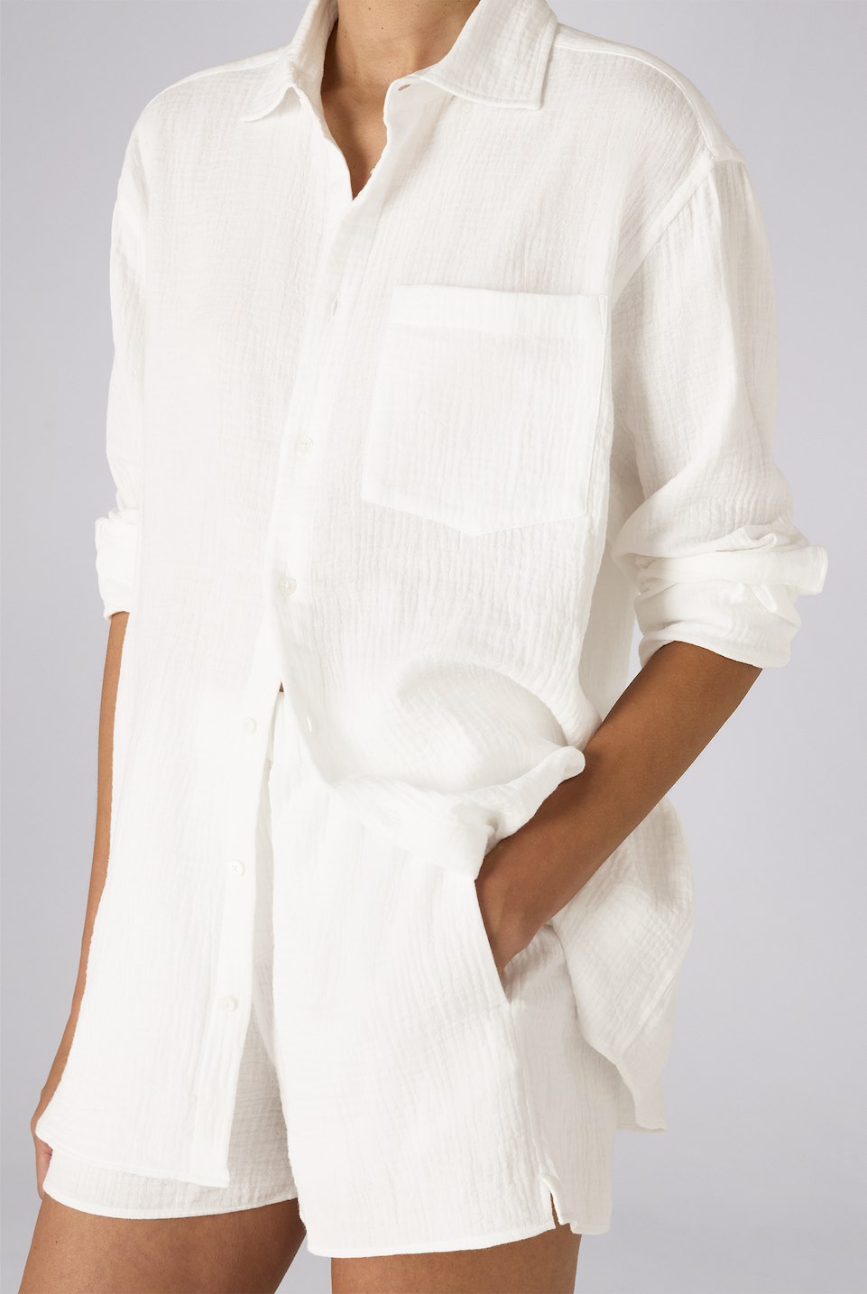 The Oversized: Cheesecloth, Off-White