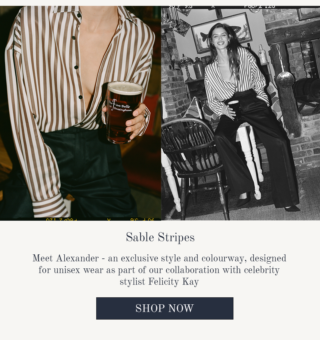 Alexander Tencel Chocolate Stripe 