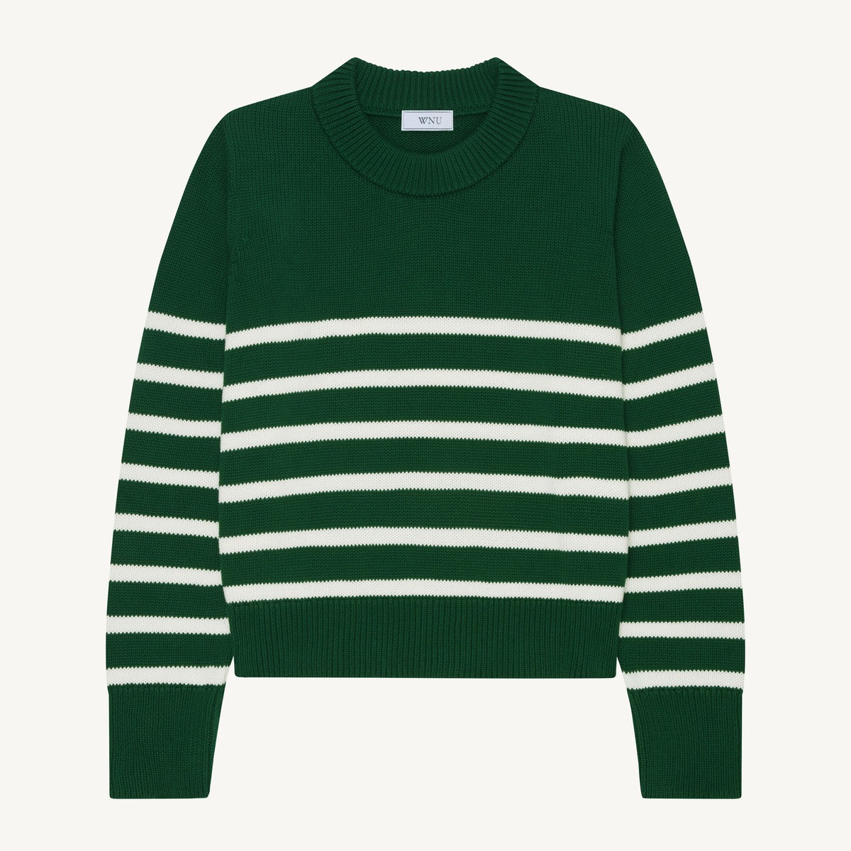 Devon Jumper Green Stripe