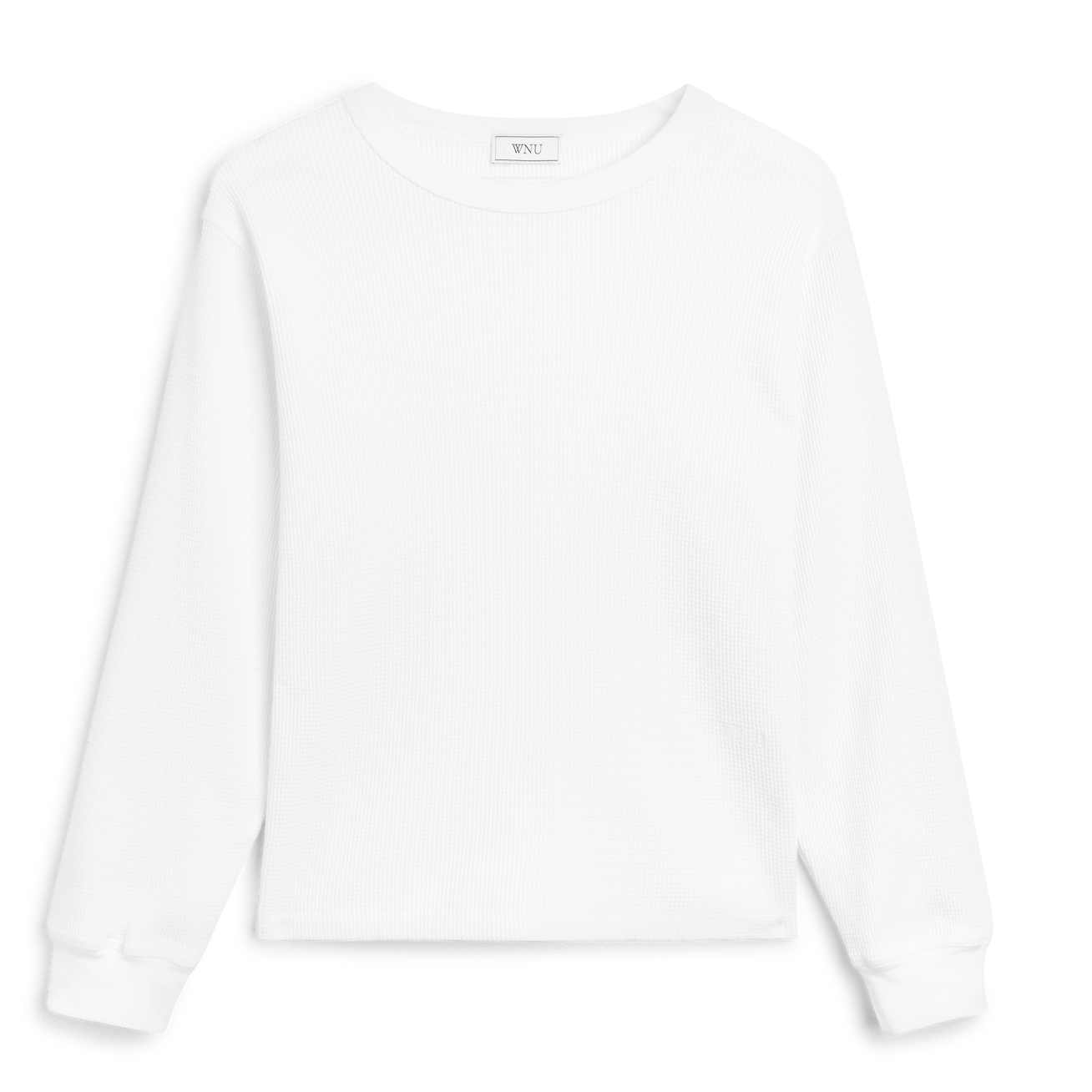 Bessette Top: Waffle Jersey, Off-White