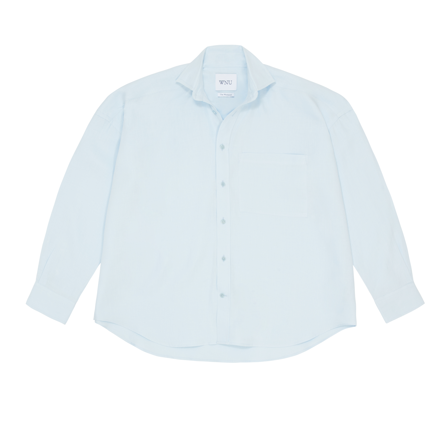 The Weekend: Hemp, Periwinkle Blue in 100% Hemp