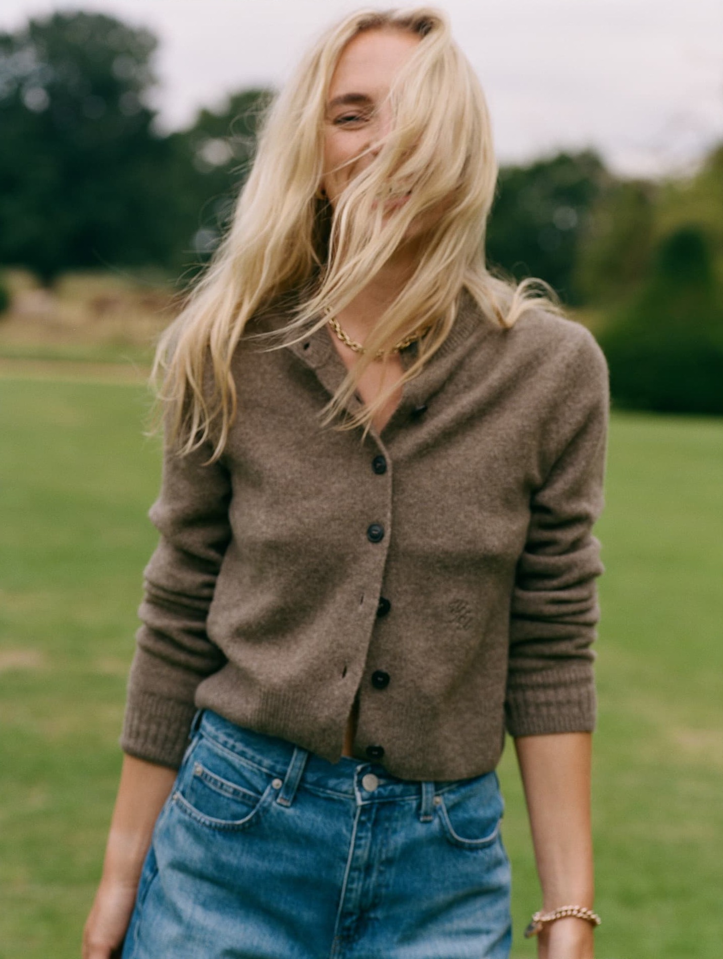 Jura Cardigan: Yak Wool, Coffee