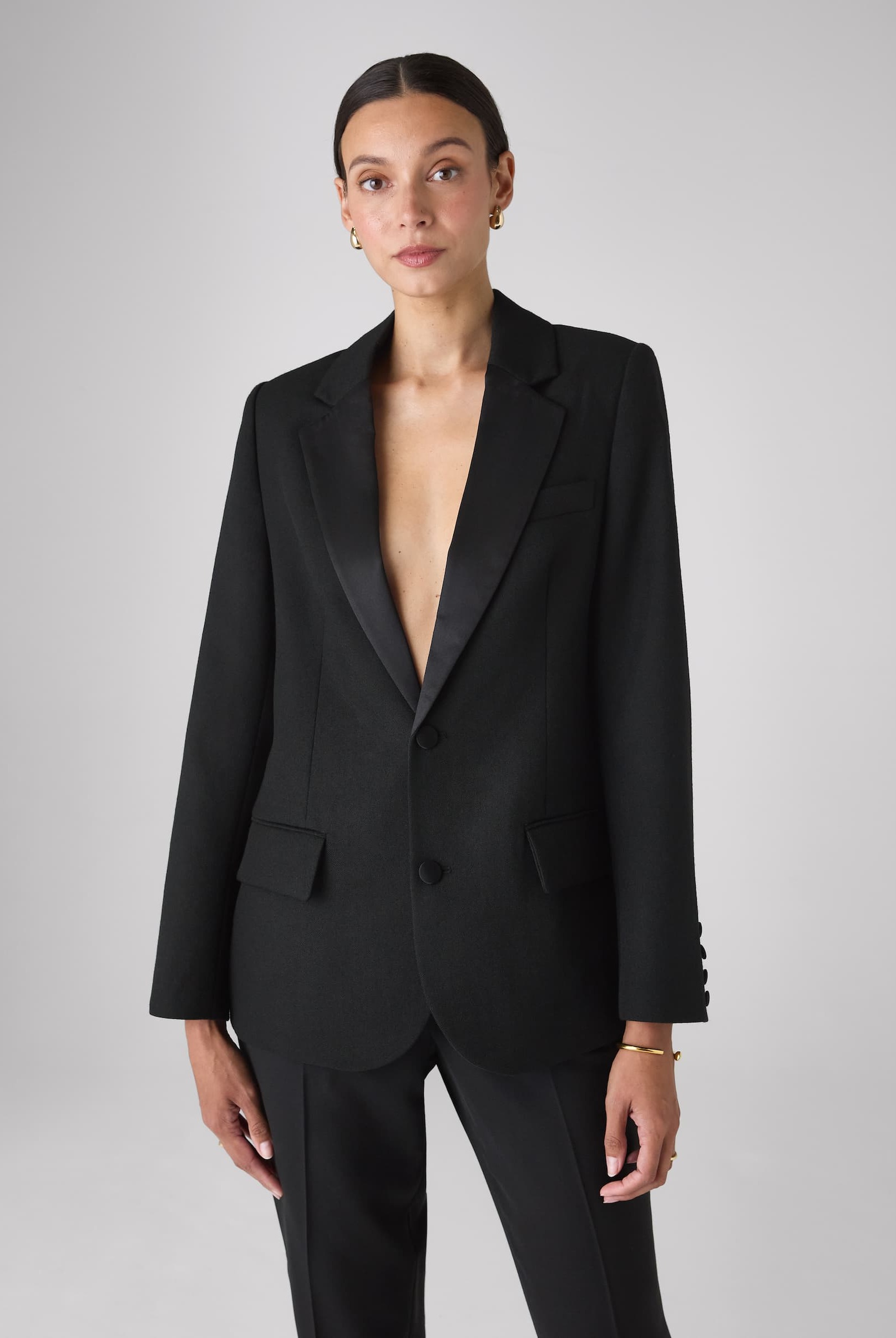 Hutton Tuxedo: Wool, Black
