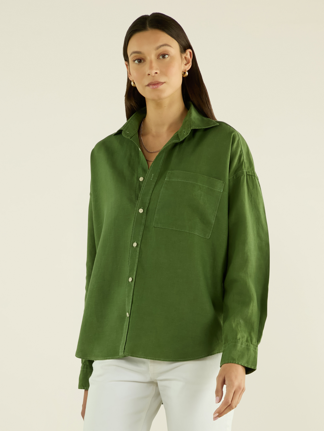 Green Hemp Shirt
